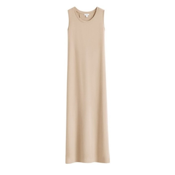 CUYANA DRAPE BACK DRESS in Dune - Picture 4 of 10